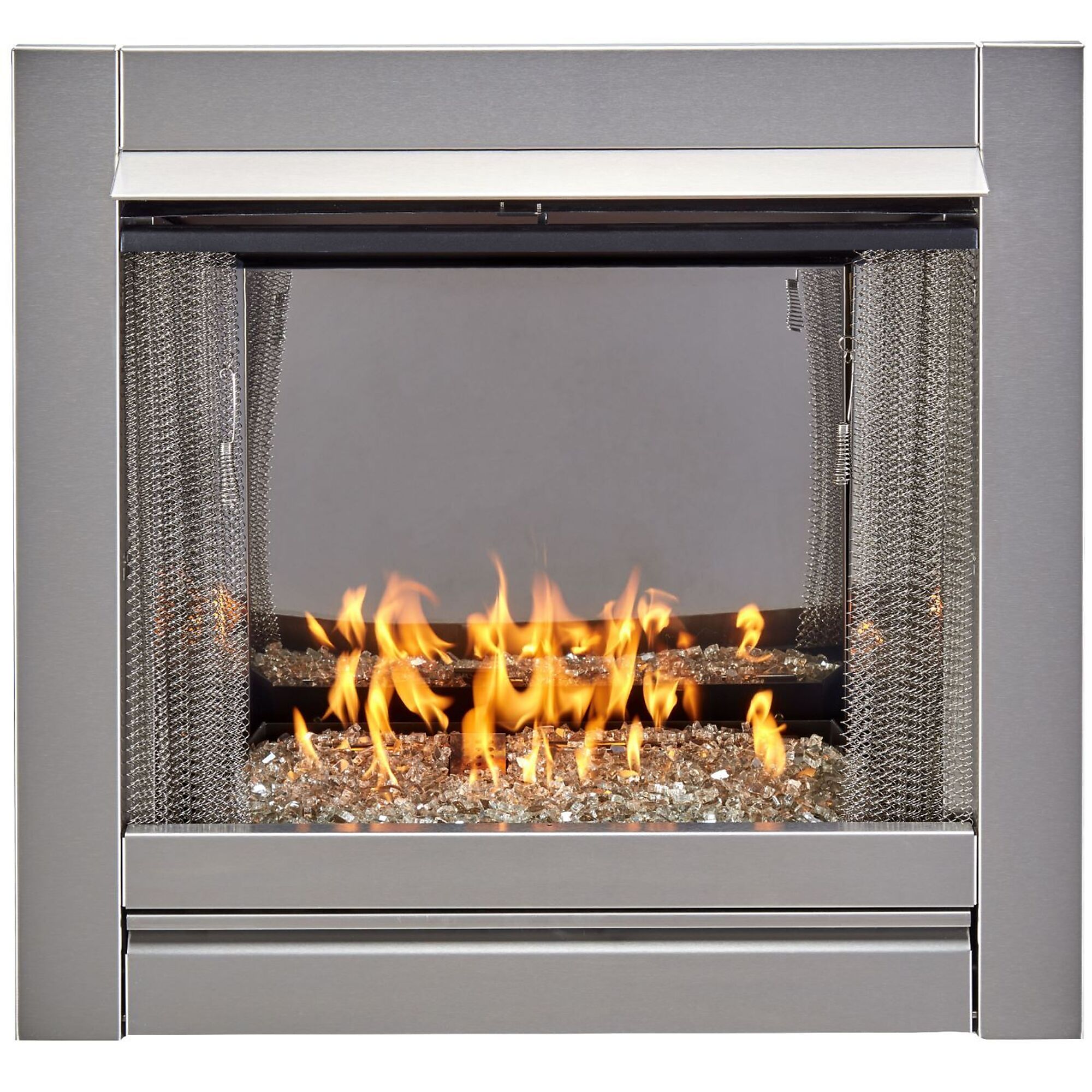 Bluegrass Living, DF450SS-G Vent Free Stainless Outdoor Gas Firepla, Model# DF450SS-G